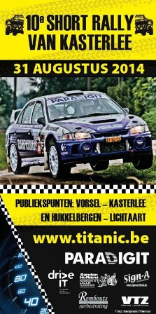 Affiche Short Rally Kasterlee 2014